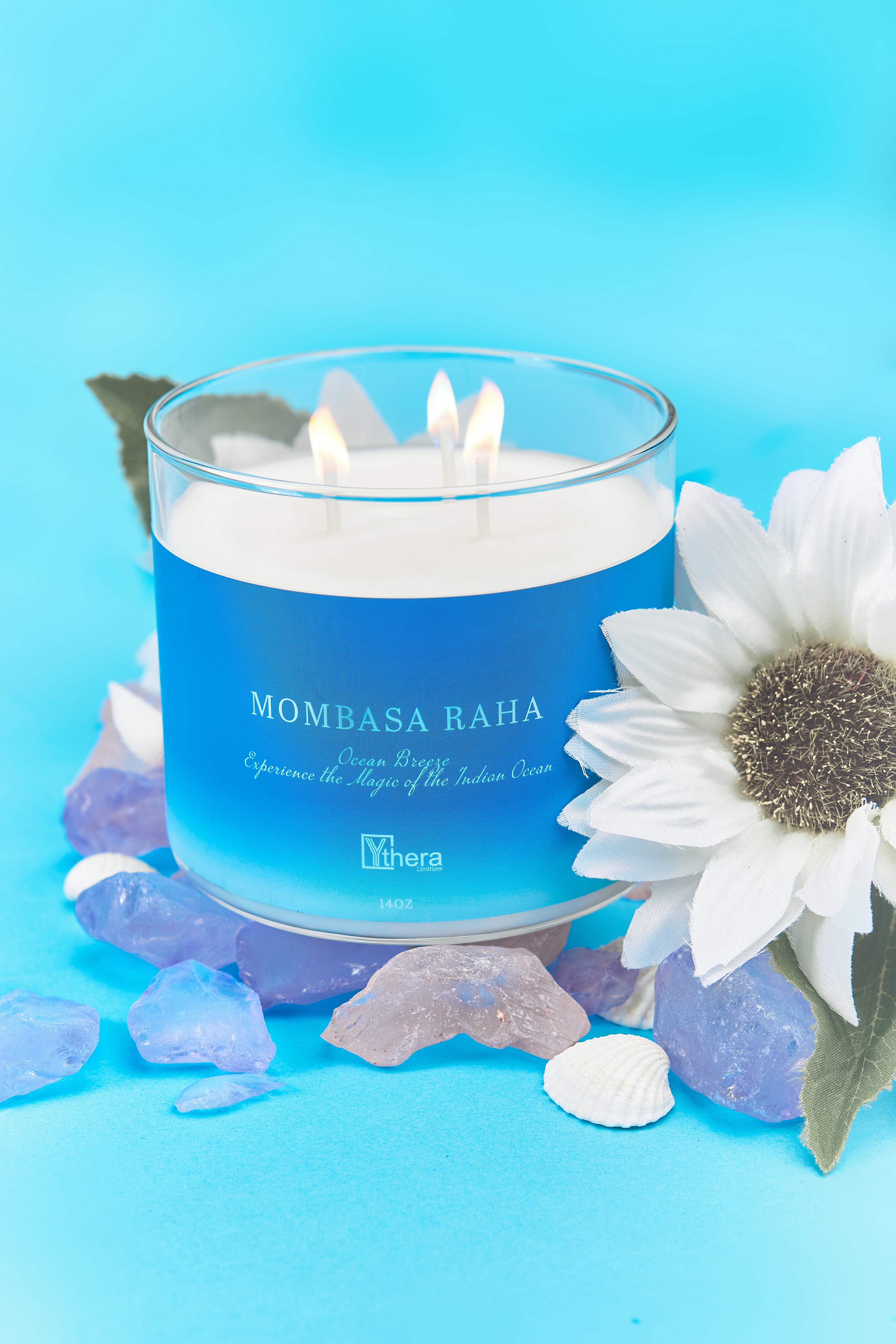 Mombasa Raha "Ocean Breeze" 3-Wick Candle