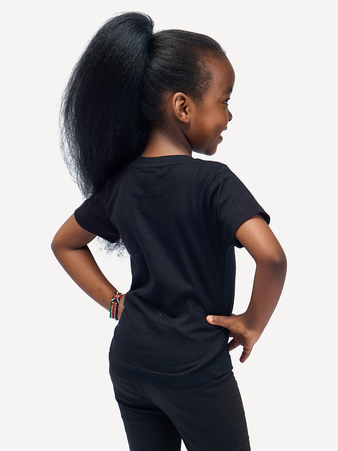 Kitu Kali Kids Ts: Black with Simba