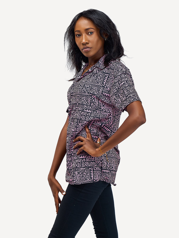 Kitu KaliShirts: Pink KK Print