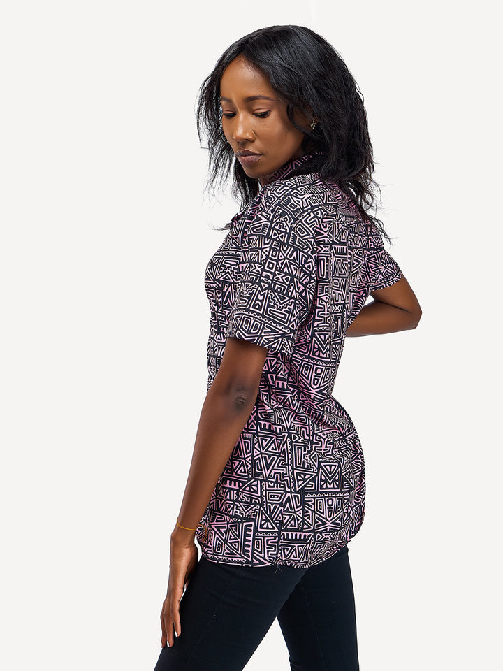 Kitu KaliShirts: Pink KK Print