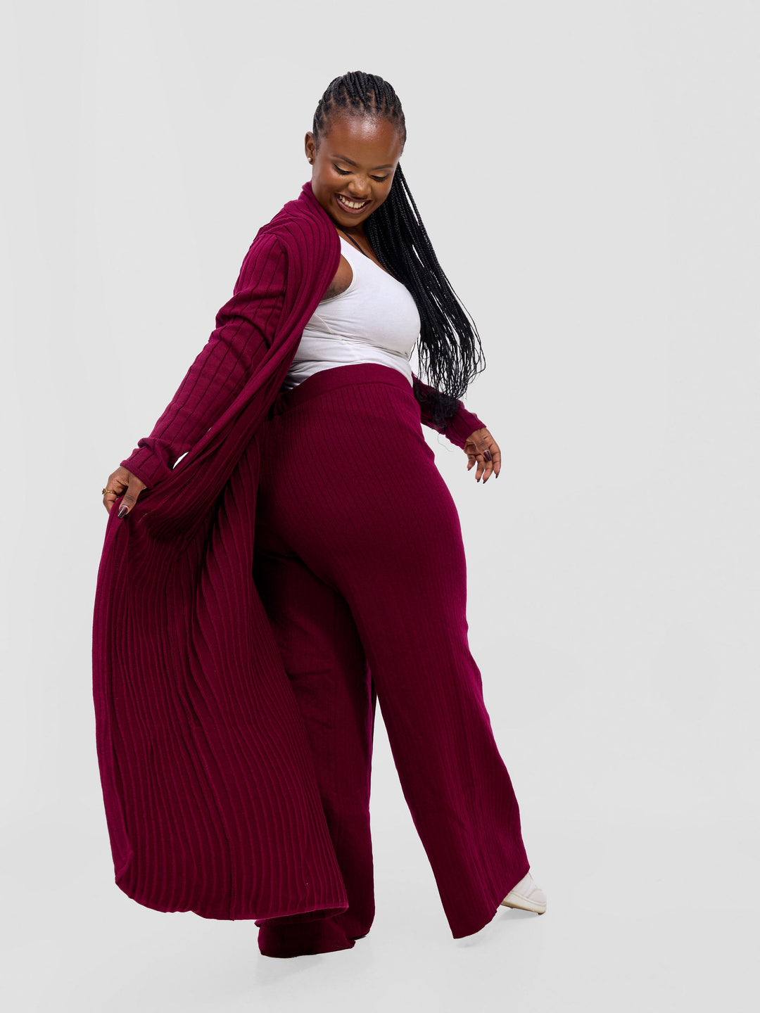 Vivo Lalani Lounge Pants - Maroon