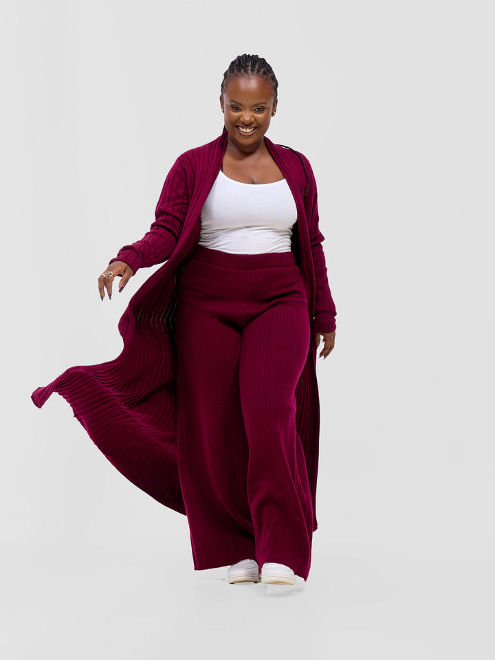 Vivo Lalani Lounge Pants - Maroon