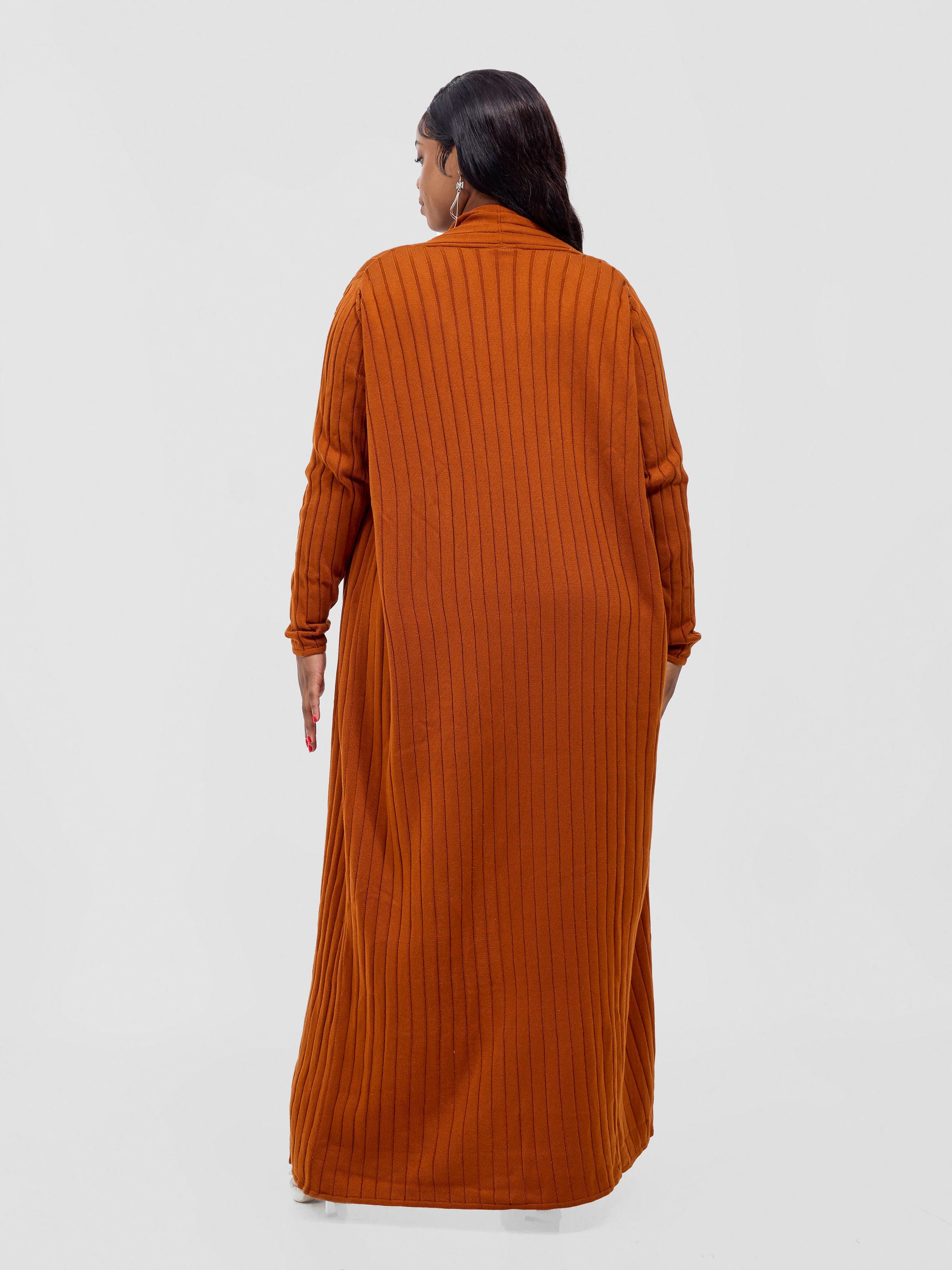 Vivo Lalani Rib Maxi Waterfall - Rust