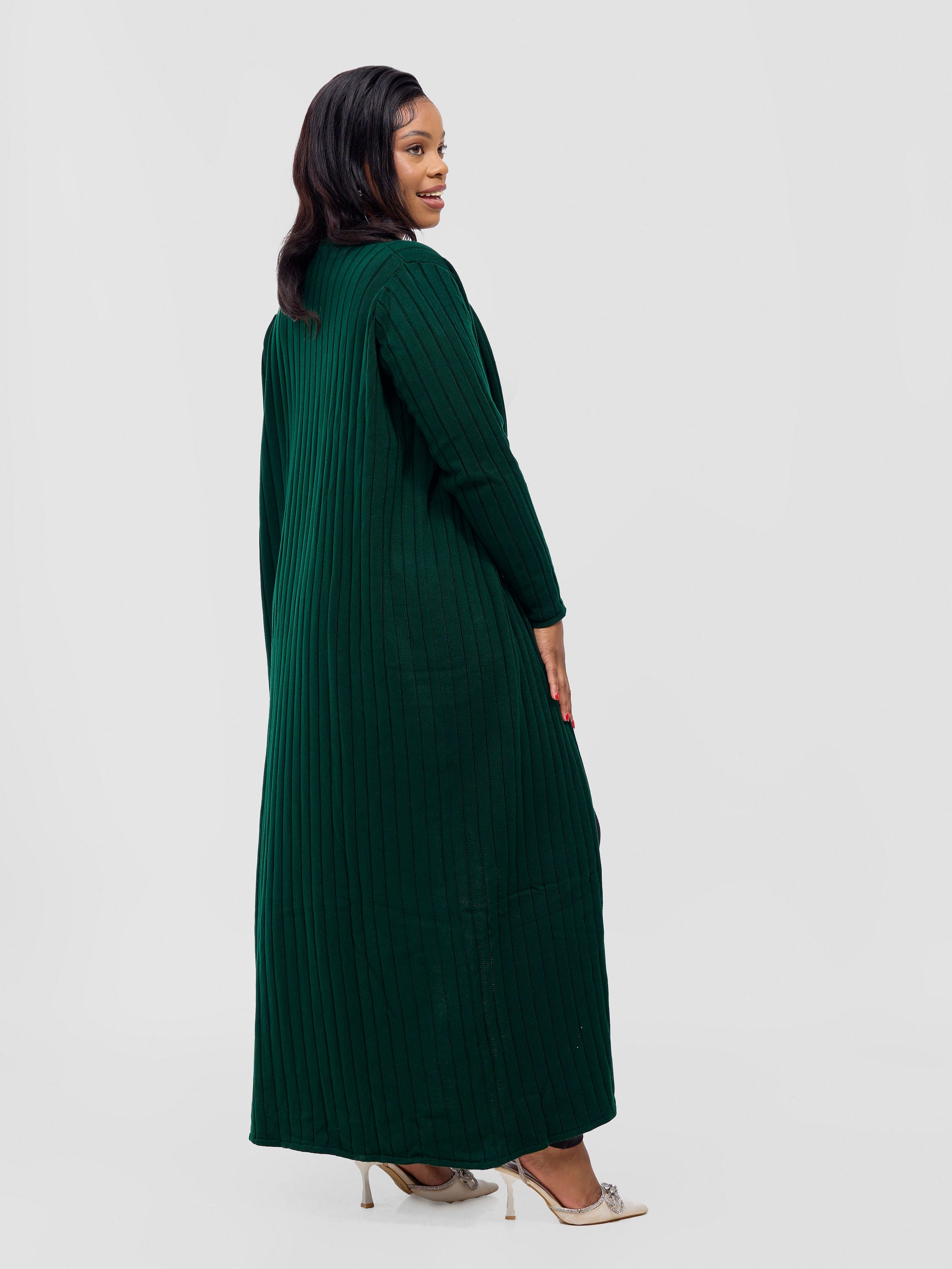 Vivo Lalani Rib Maxi Waterfall - Dark Green