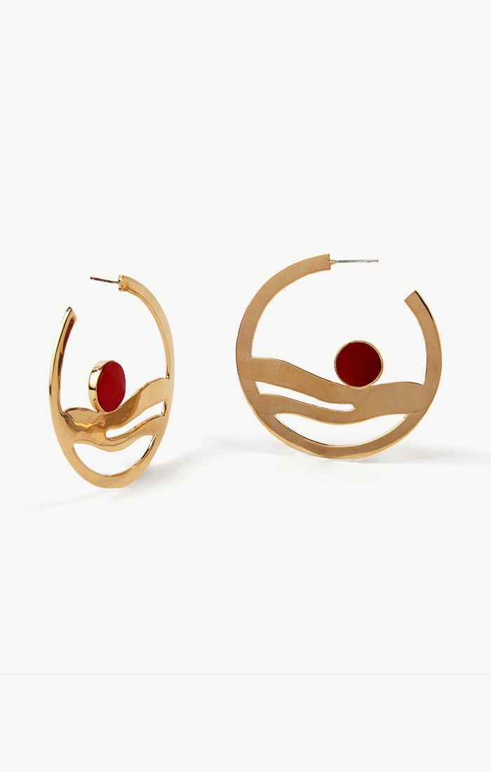 SOKO Anga Statement Hoop Earrings