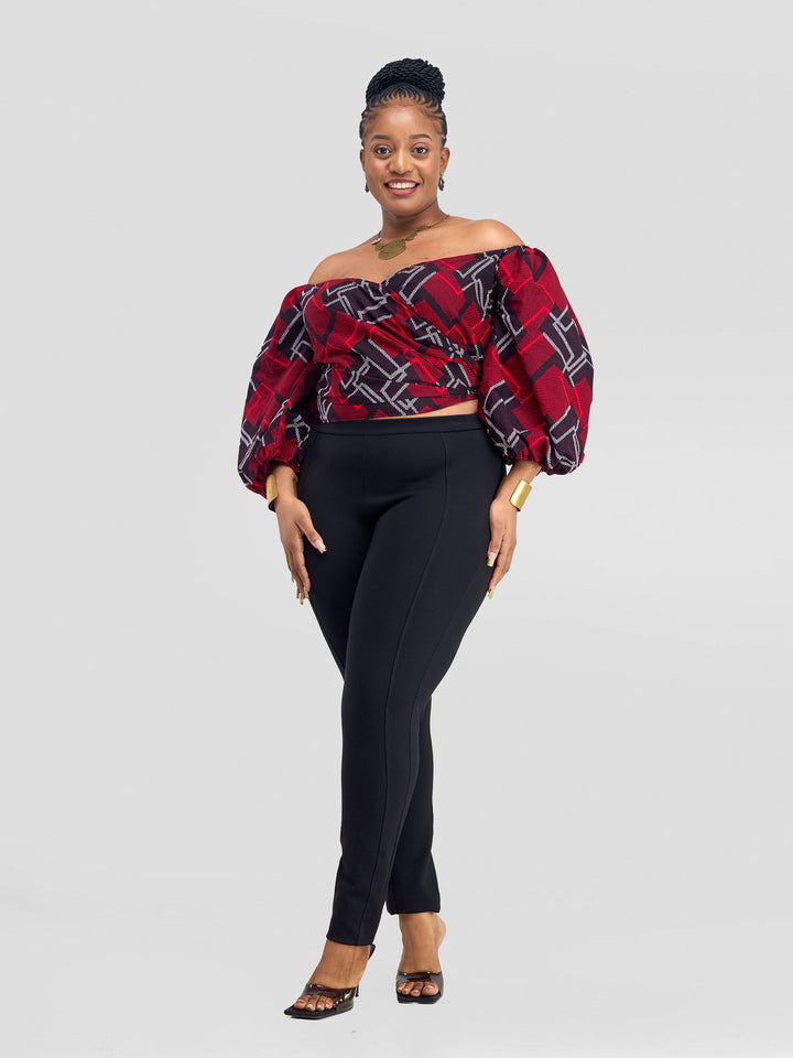 Vivo 2-Way Wrap Top - Obu Print