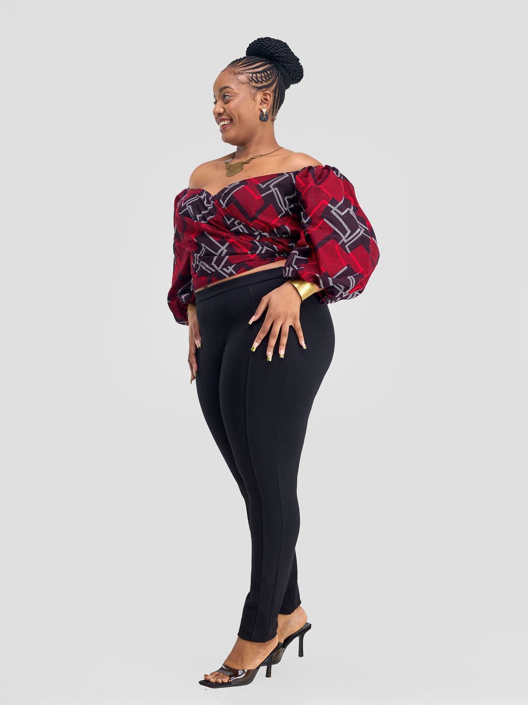 Vivo 2-Way Wrap Top - Obu Print