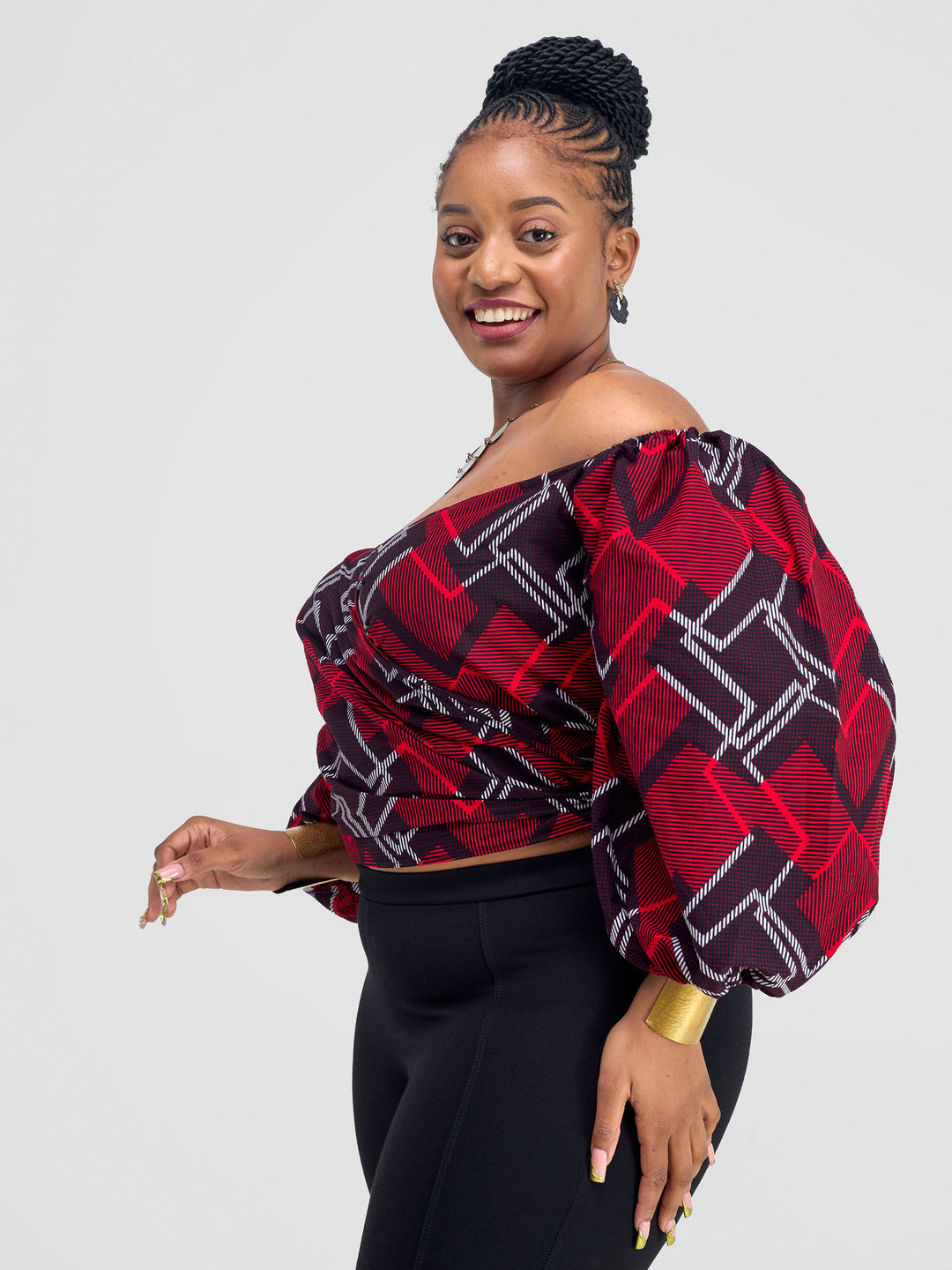 Vivo 2-Way Wrap Top - Obu Print