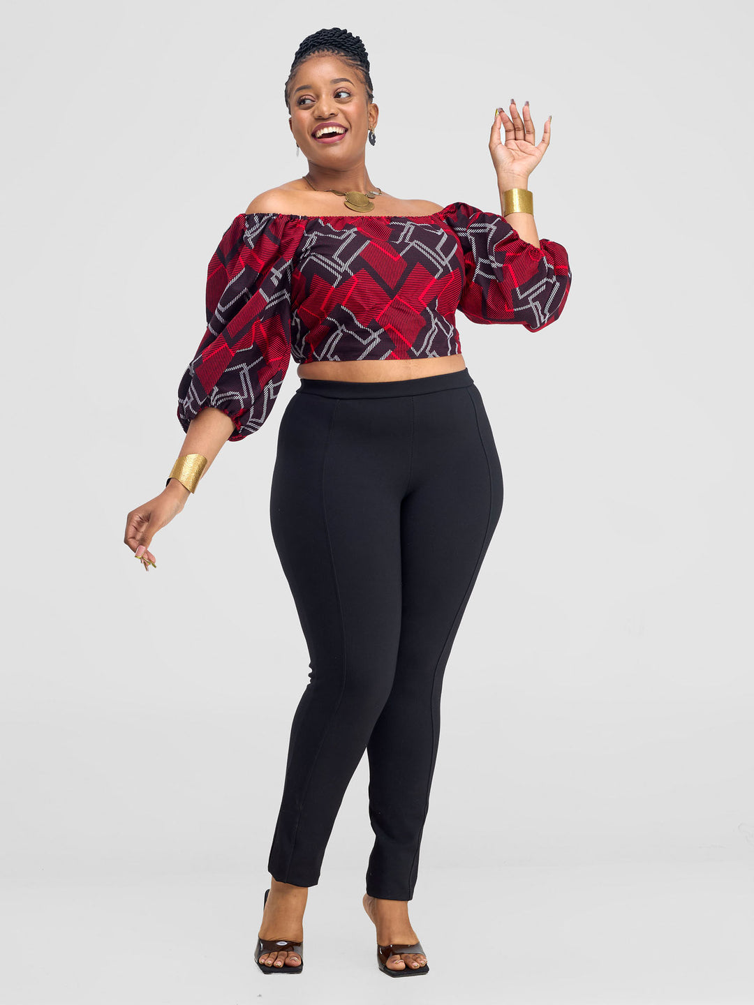 Vivo 2-Way Wrap Top - Obu Print