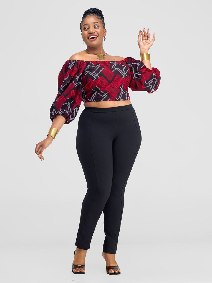 Vivo 2-Way Wrap Top - Obu Print