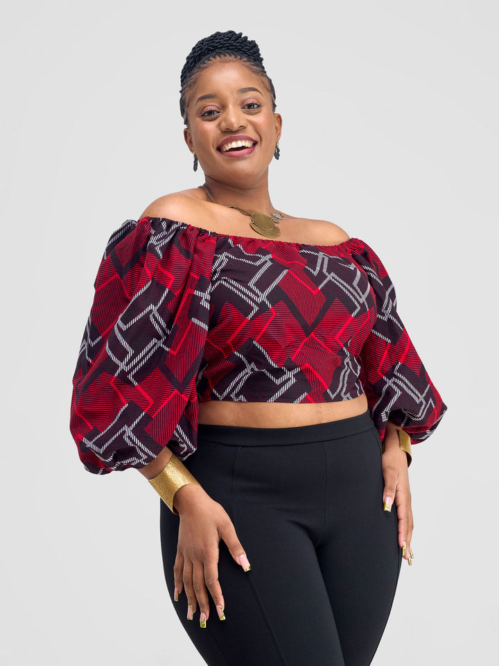 Vivo 2-Way Wrap Top - Obu Print