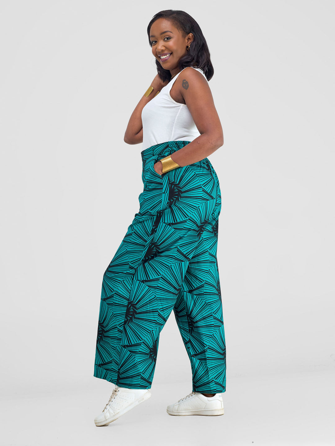 Vivo Kitenge Wide Leg Pants - Lashi