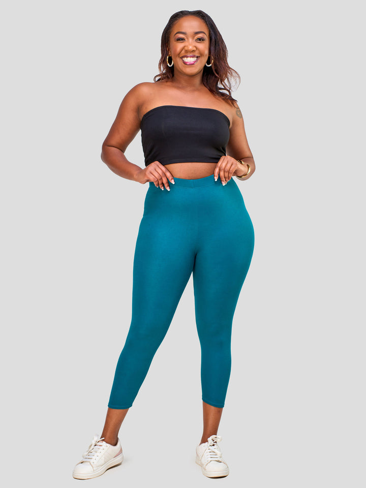 Vivo Essentials Capri Leggings - Teal