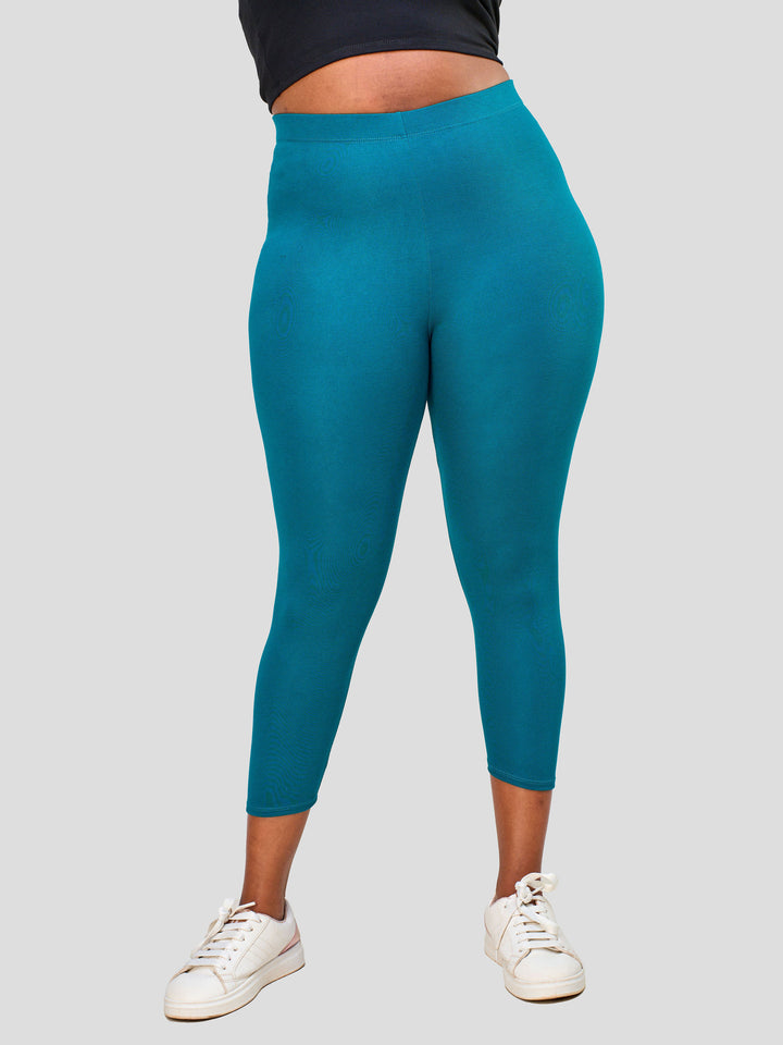 Vivo Essentials Capri Leggings - Teal