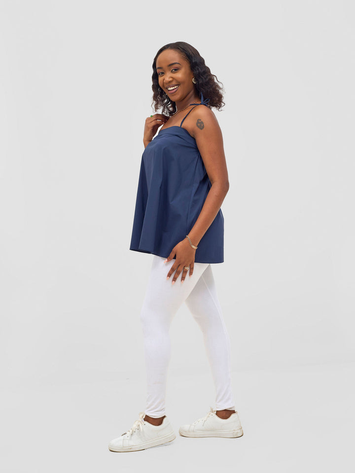 Safari Sizani Strappy Tent Top - Navy Blue