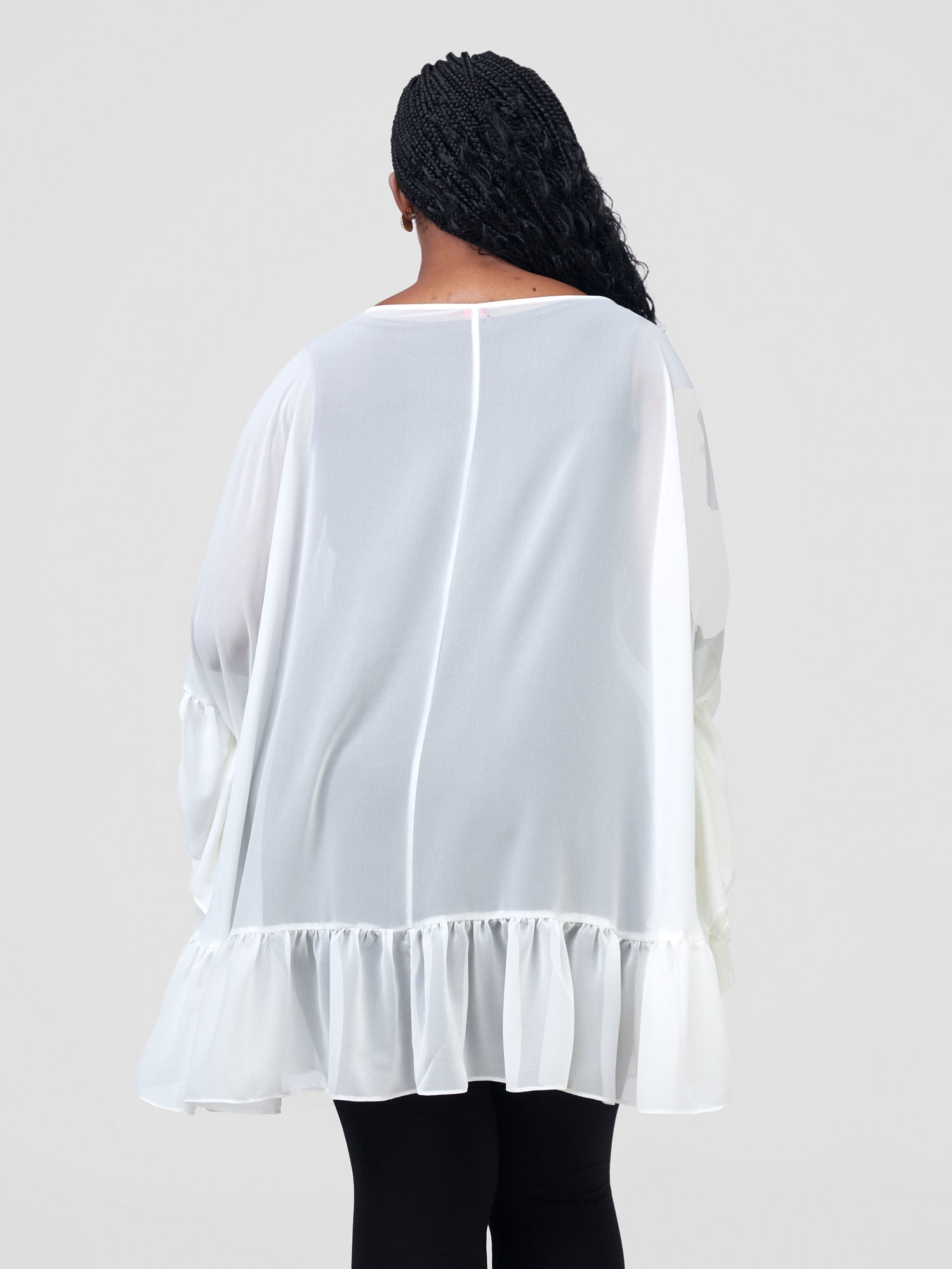 Vivo Malindi Tunic Top - Offwhite