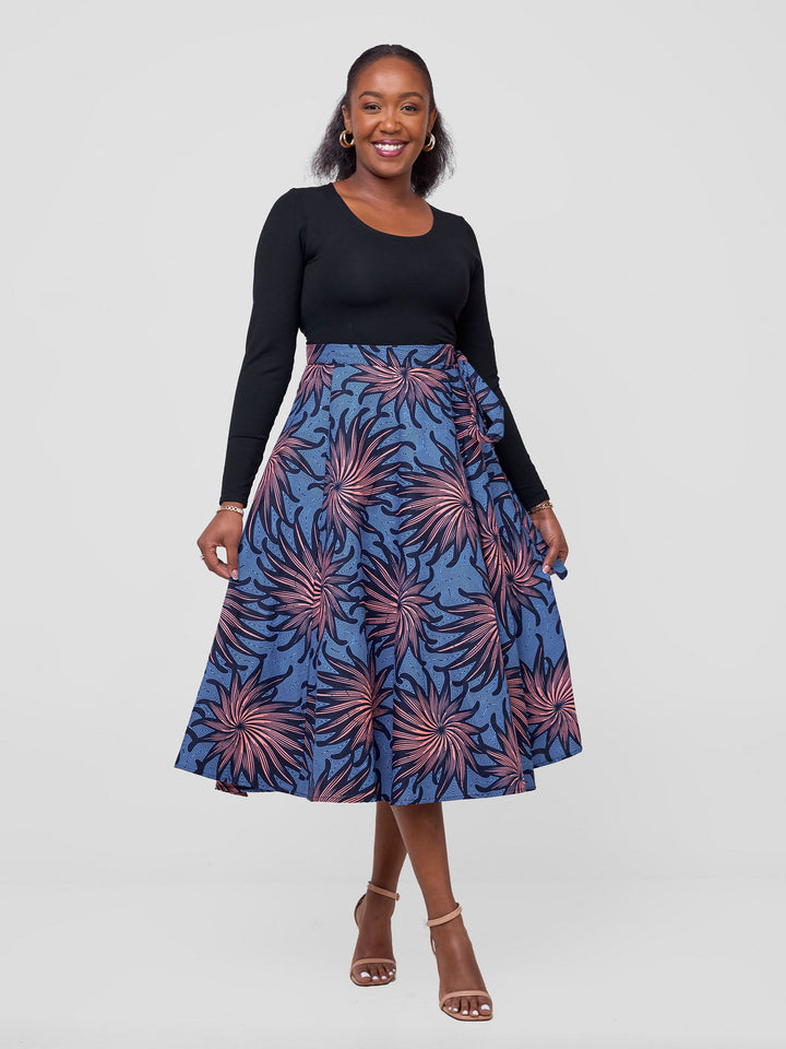 Vivo Wrap Midi Skirt - Tana