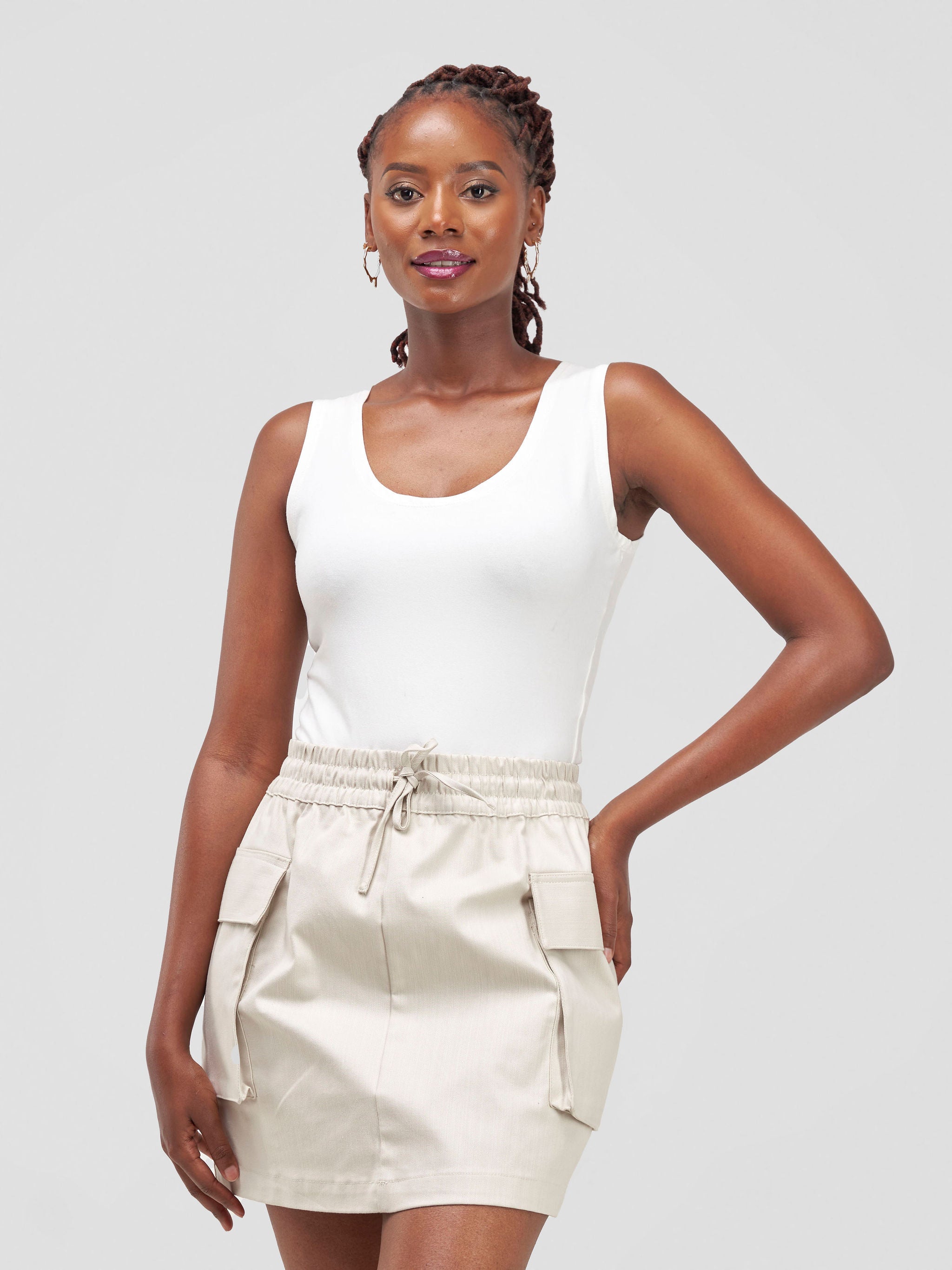 Safari Kamari Mini Skirt - Sand