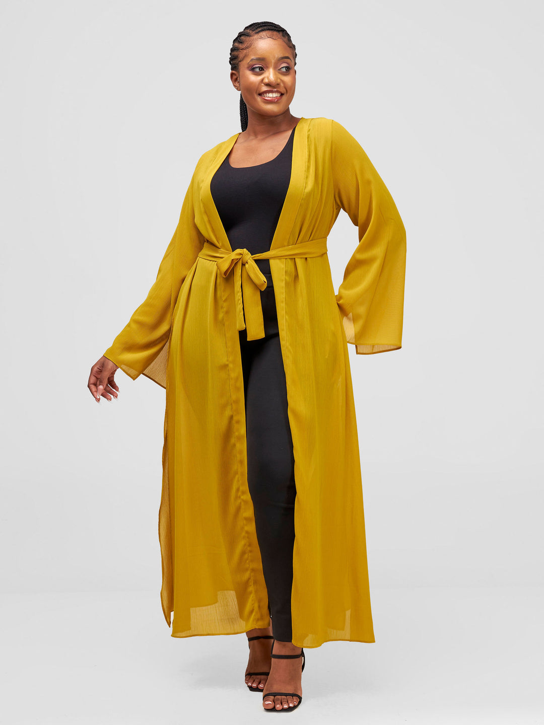 Vivo Maxi Kimono - Oil Yellow