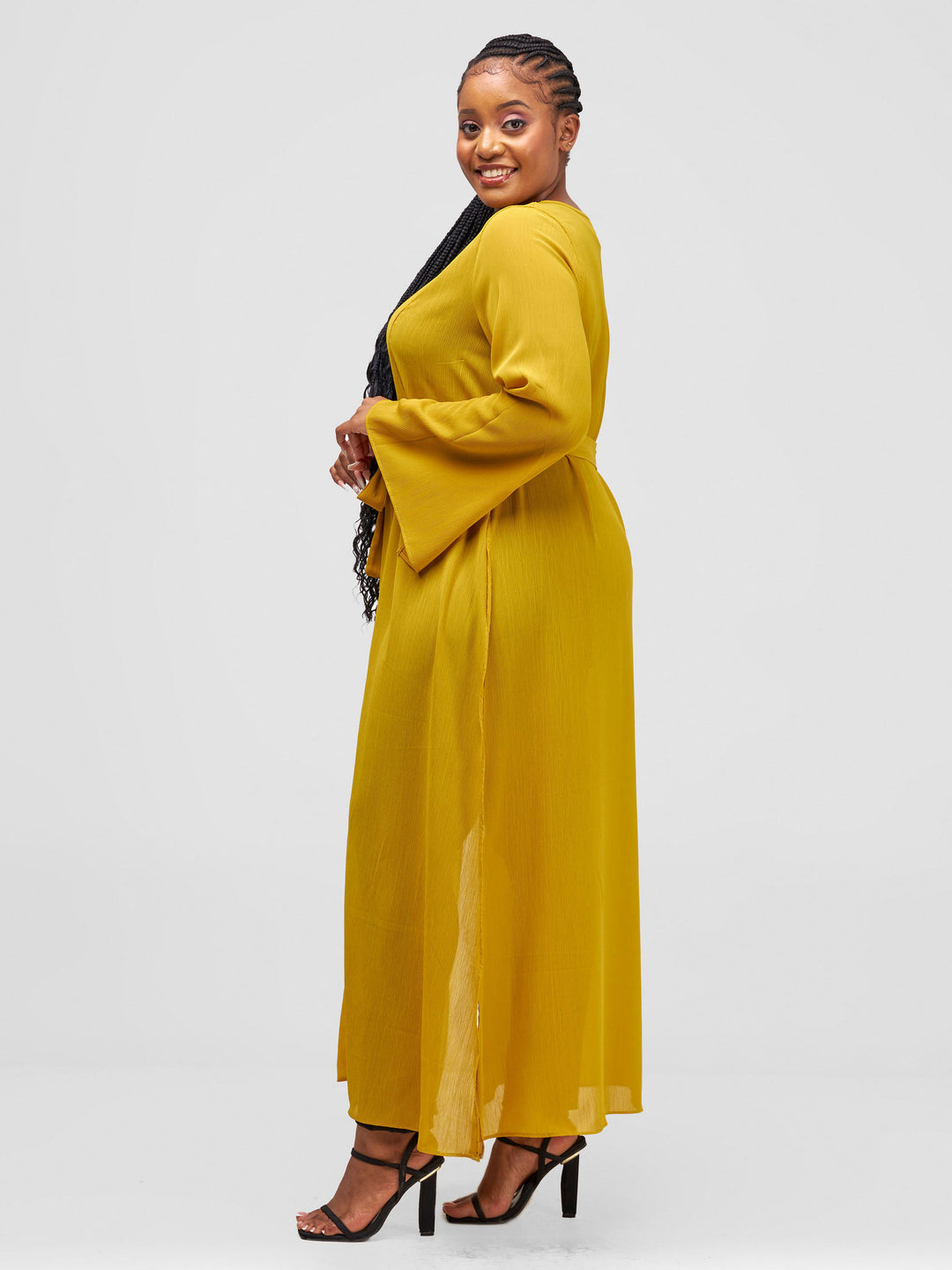 Vivo Maxi Kimono - Oil Yellow