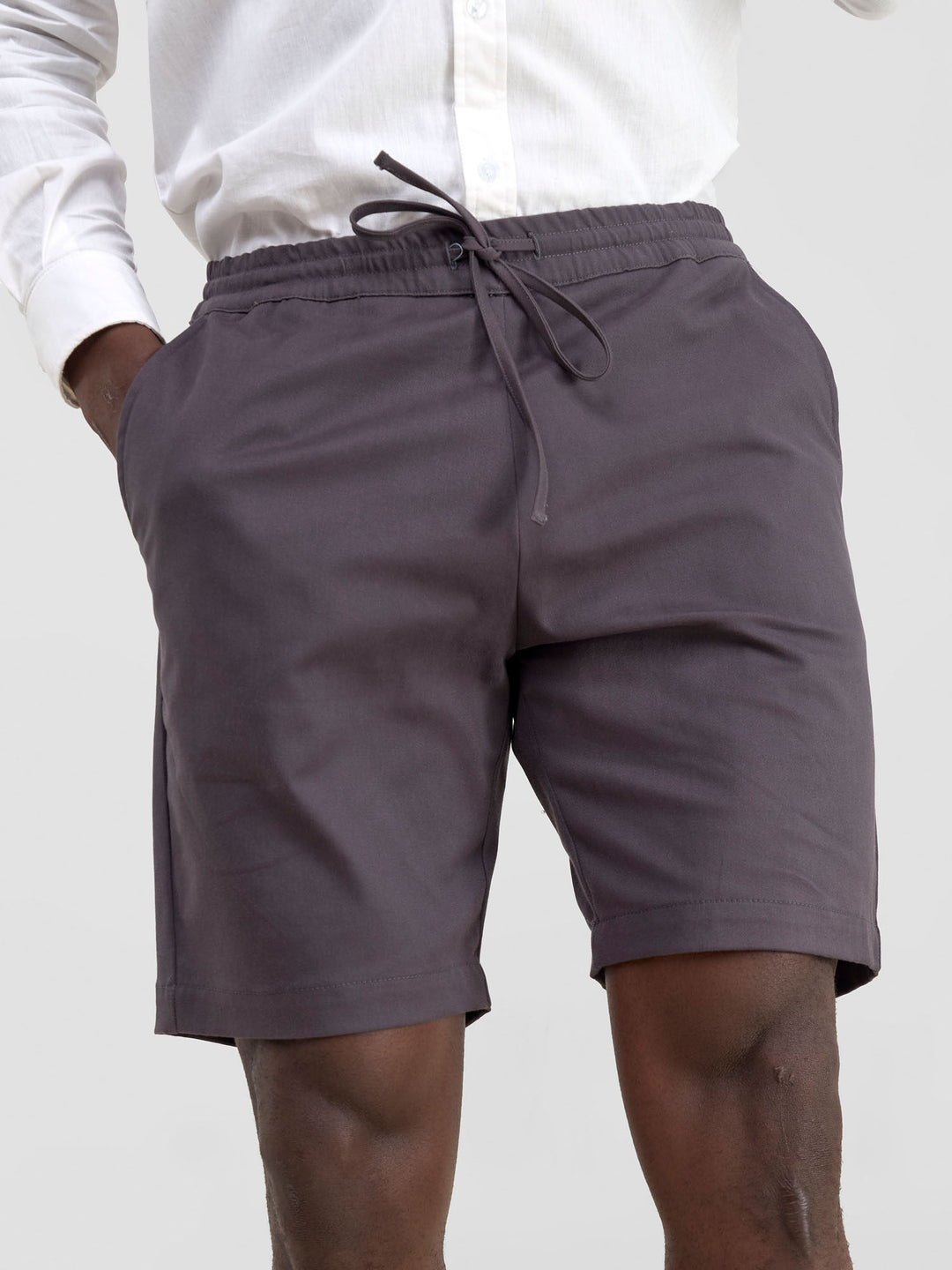 Safari Men's Drawstring Shorts - Dark Grey