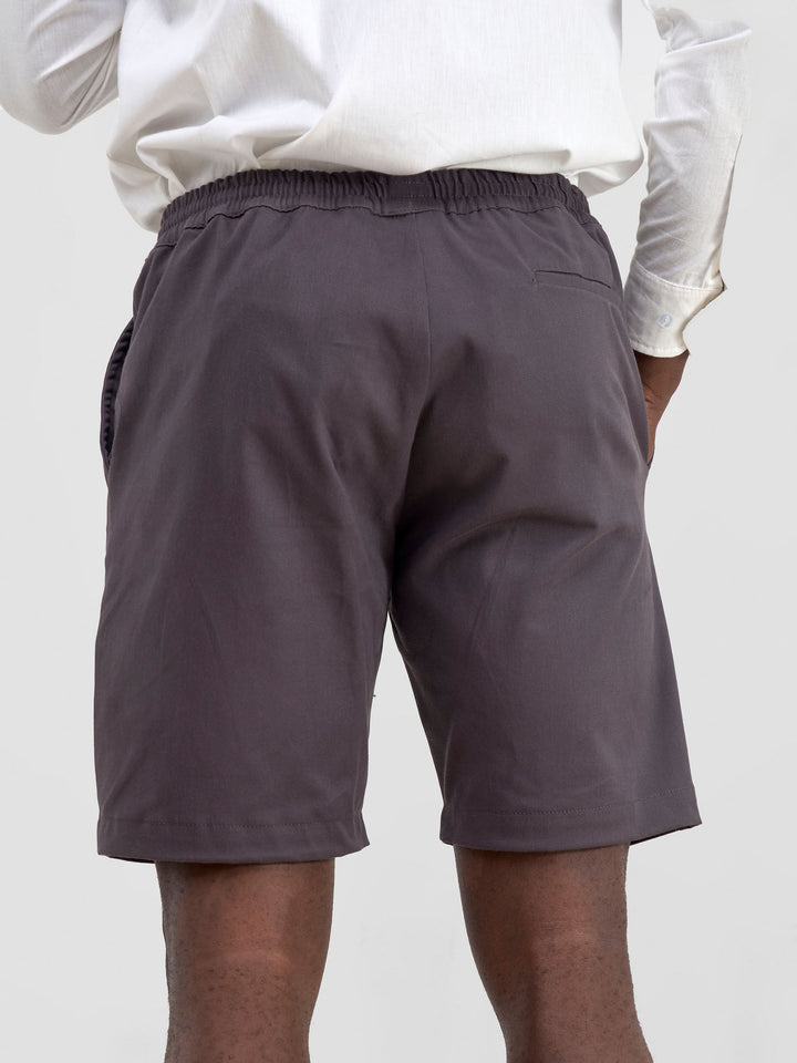 Safari Men's Drawstring Shorts - Dark Grey