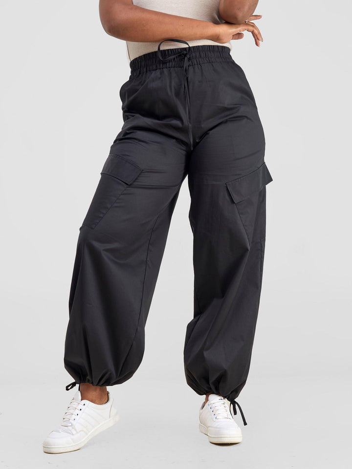 Safari Kamari Wide Leg Pants - Black