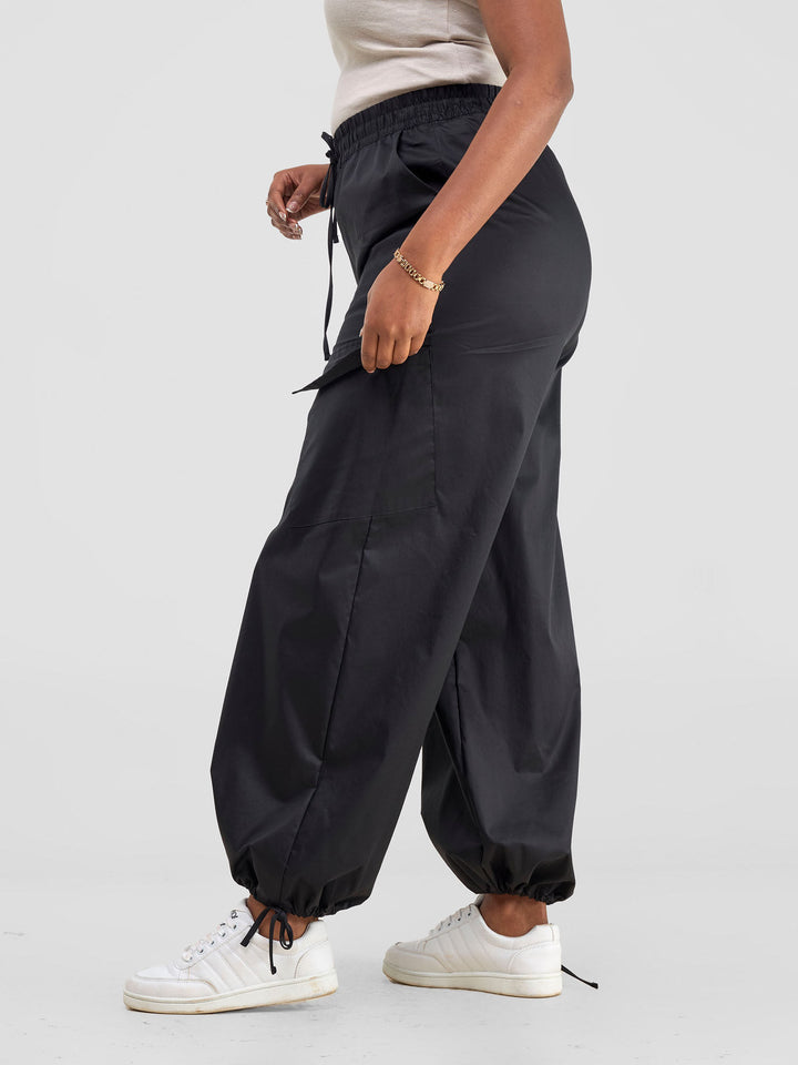 Safari Kamari Wide Leg Pants - Black