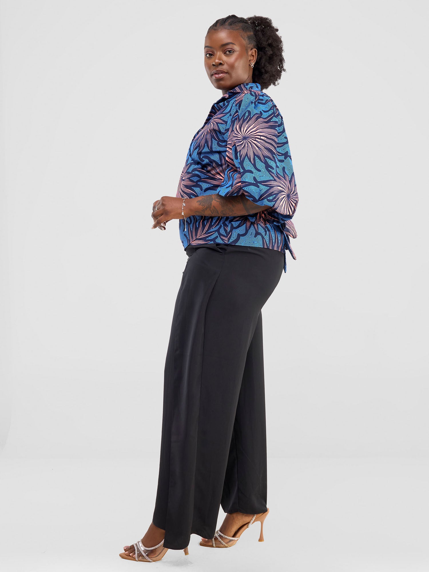 Vivo Kitenge Tie Top - Tana Print