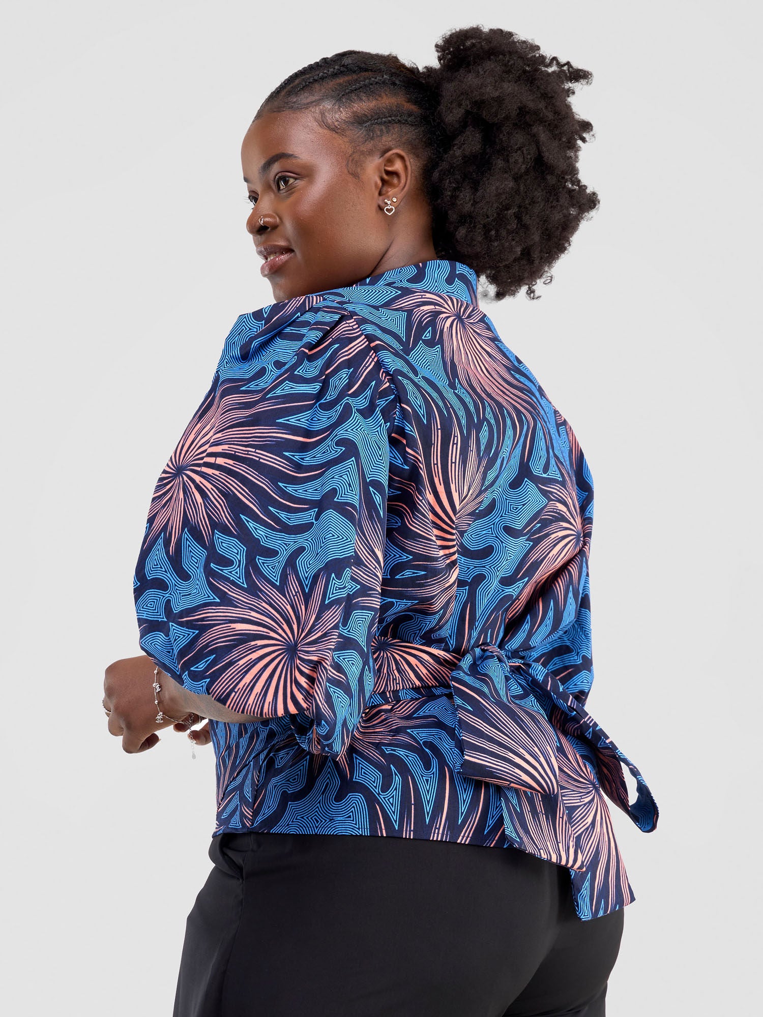 Vivo Kitenge Tie Top - Tana Print