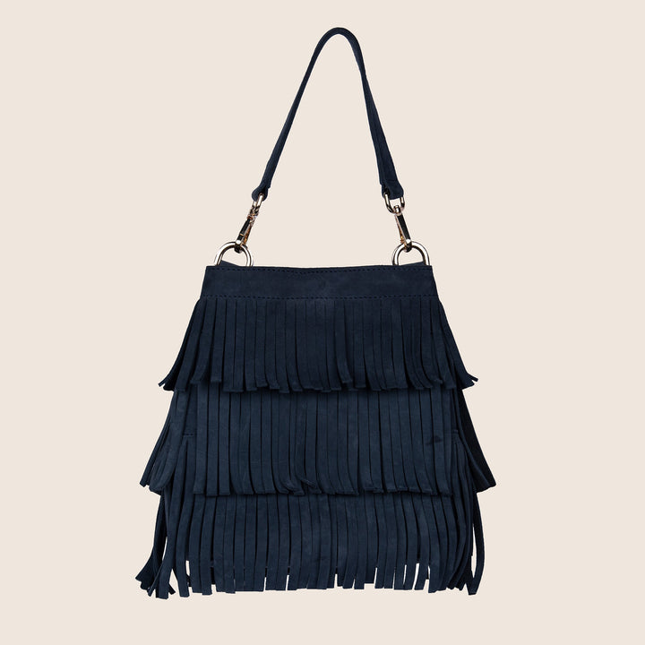 Ikwetta Fringe Bucket Bag