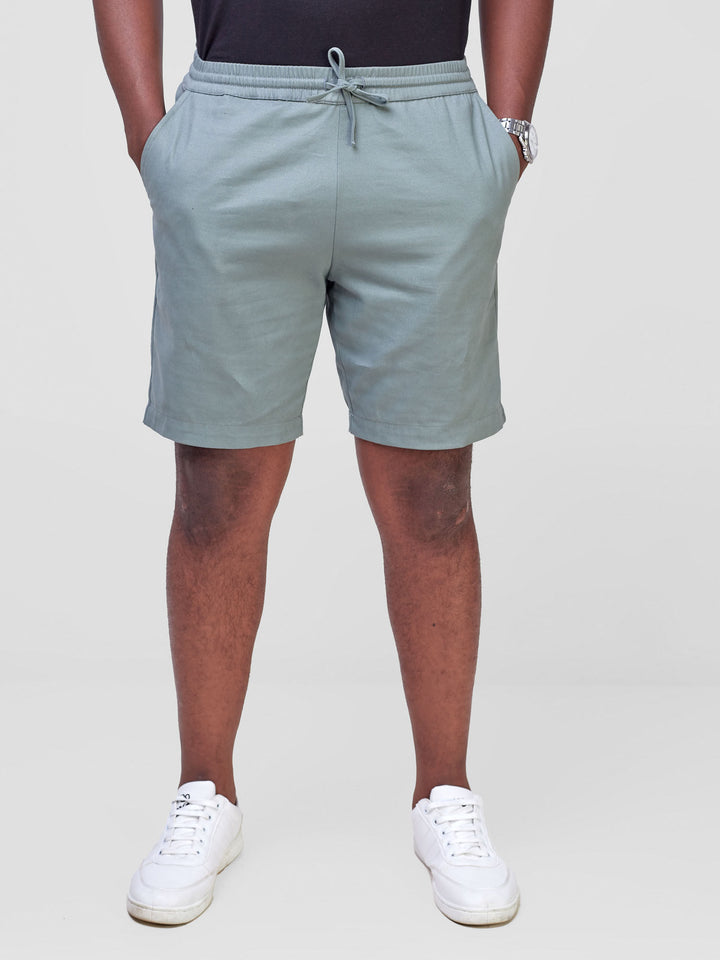 Safari Men's Drawstring Shorts - Light Green