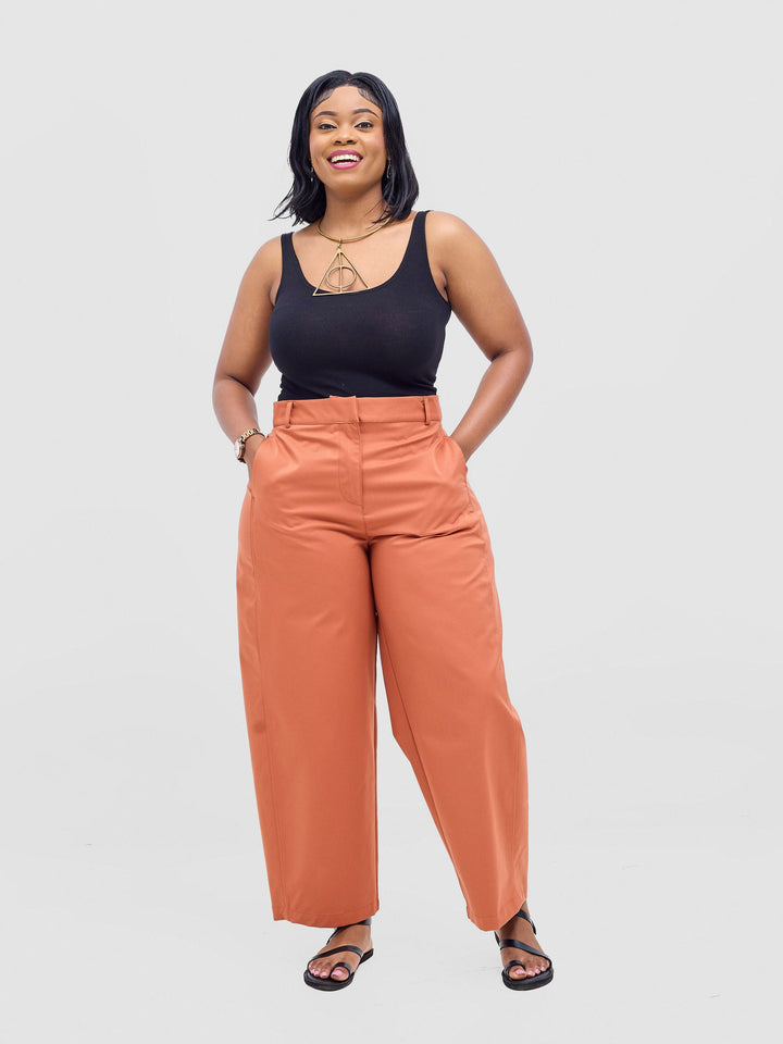 Safari Tiwa Barell Pants - Rust
