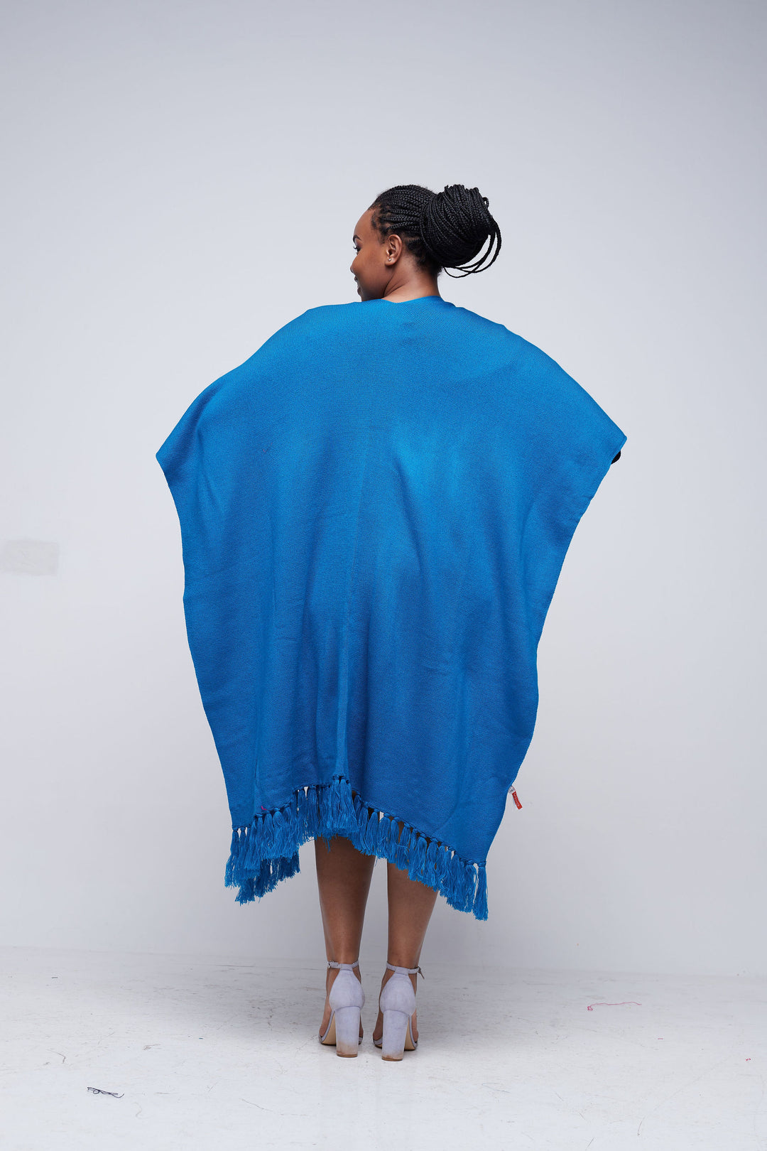 Vivo Essentials Double Layered Shawl - Blue