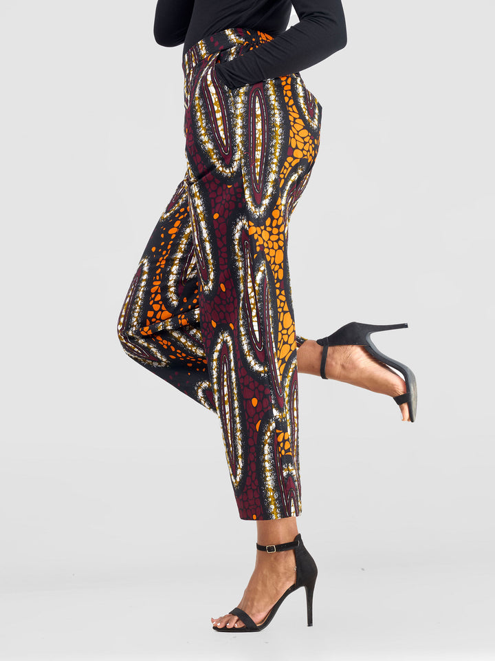 Vivo Kitenge Wide Leg Pants - Neba Print