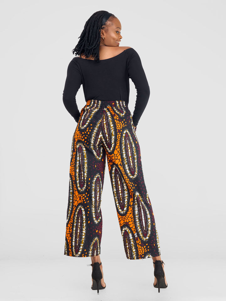 Vivo Kitenge Wide Leg Pants - Neba Print