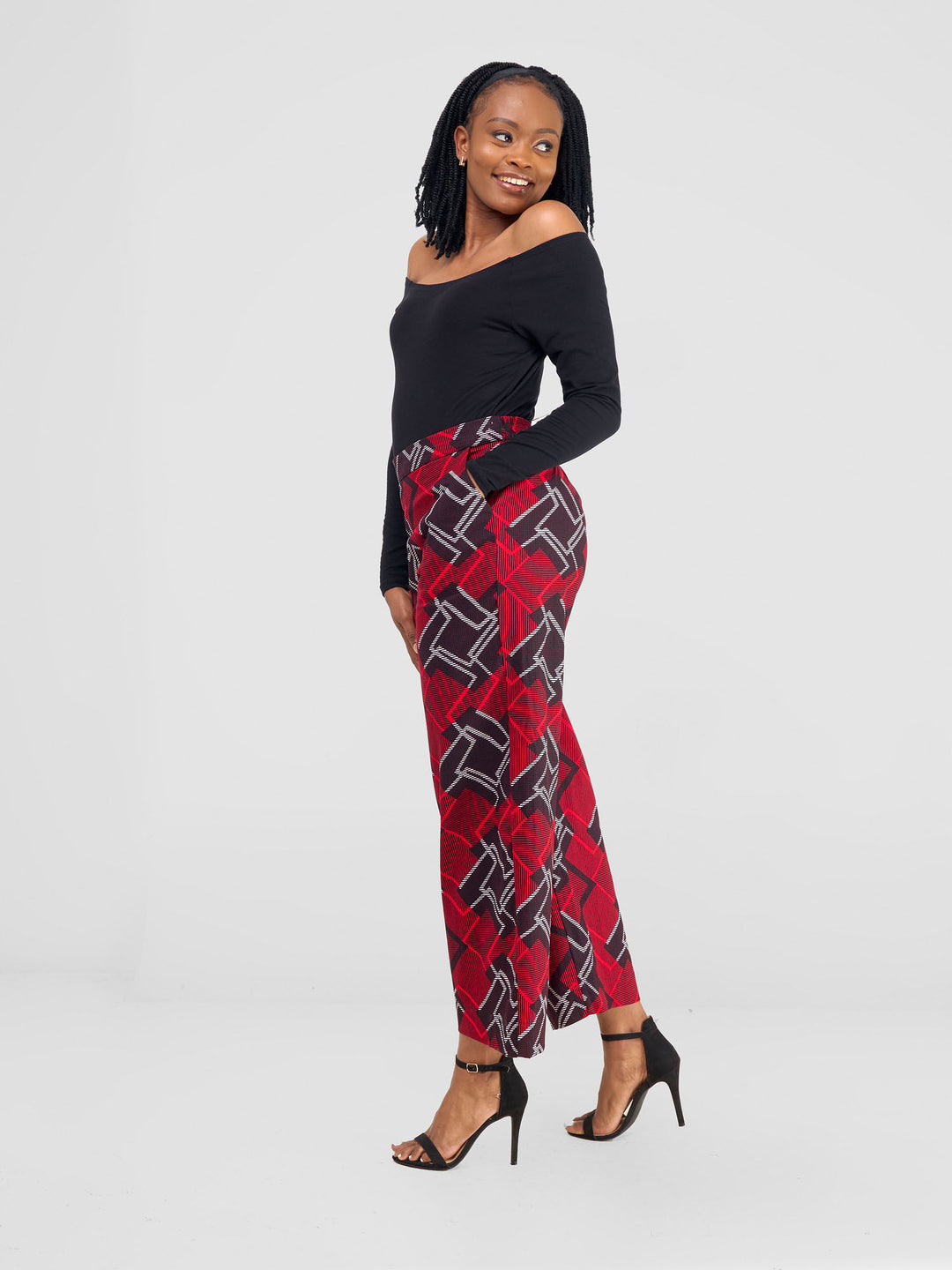 Vivo Kitenge Wide Leg Pants - Obu Print