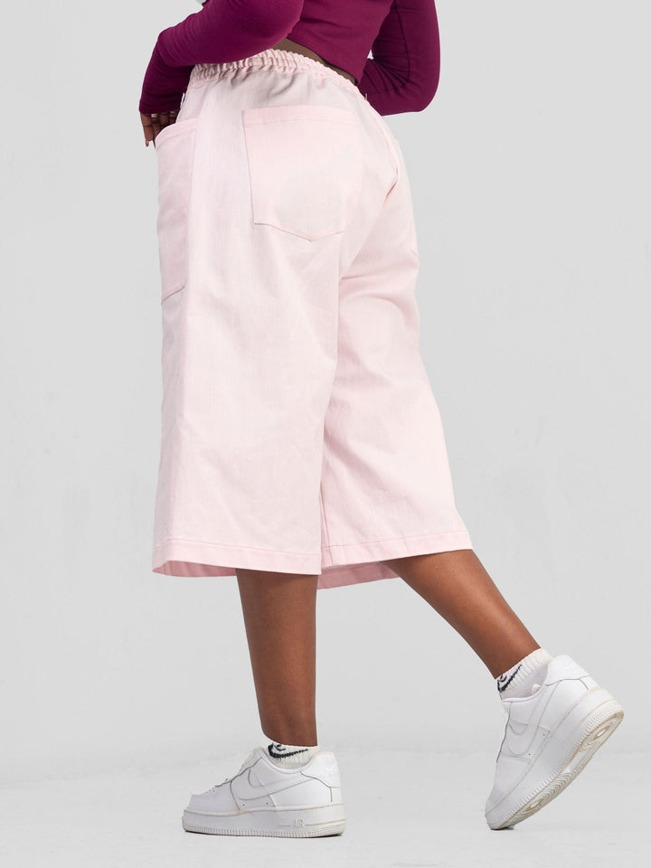 Zoya Banda Unisex Jorts - Pink