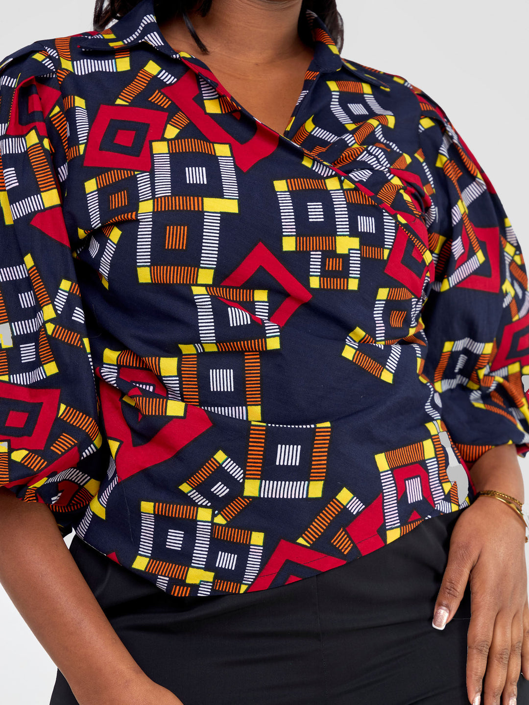 Vivo Kitenge Tie Top - Jura