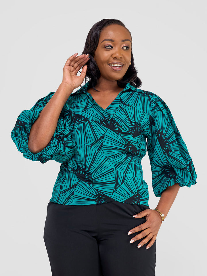 Vivo Kitenge Tie Top - Lashi