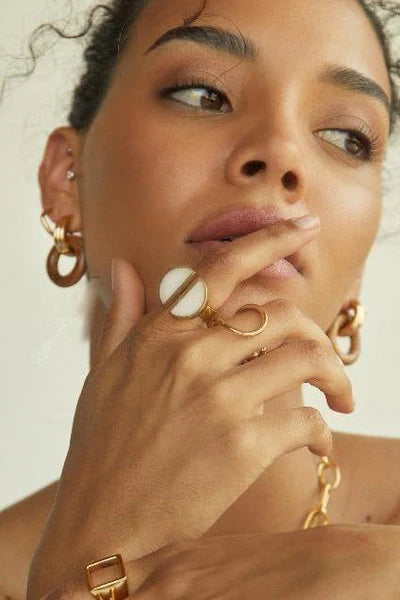 SOKO Split Moon Ring