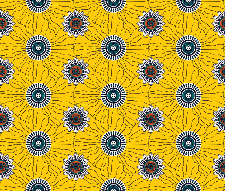 Sinzia Nap Mat - Alizeti: A vibrant sunflower pattern on a yellow fabric, offering comfort and joy for napping on-the-go.