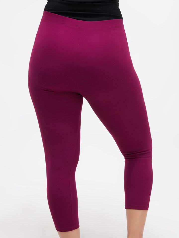 Vivo Essentials Capri Leggings - Mulberry