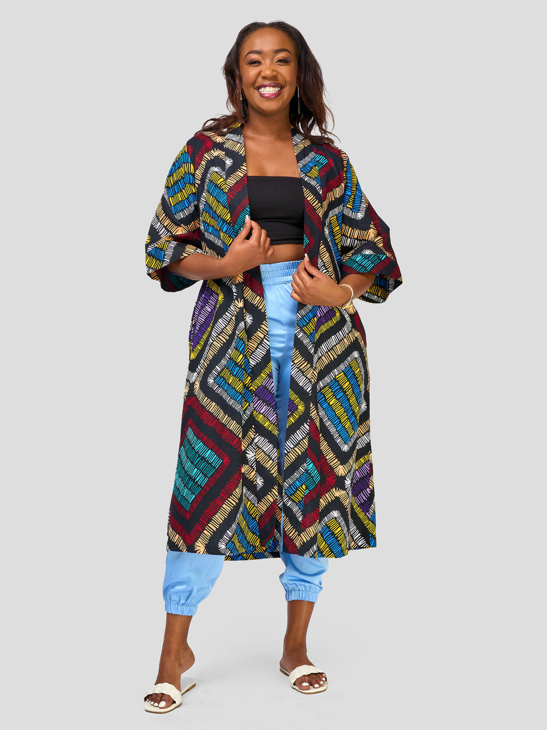 Vivo Safari Midi Kimono - Moabi