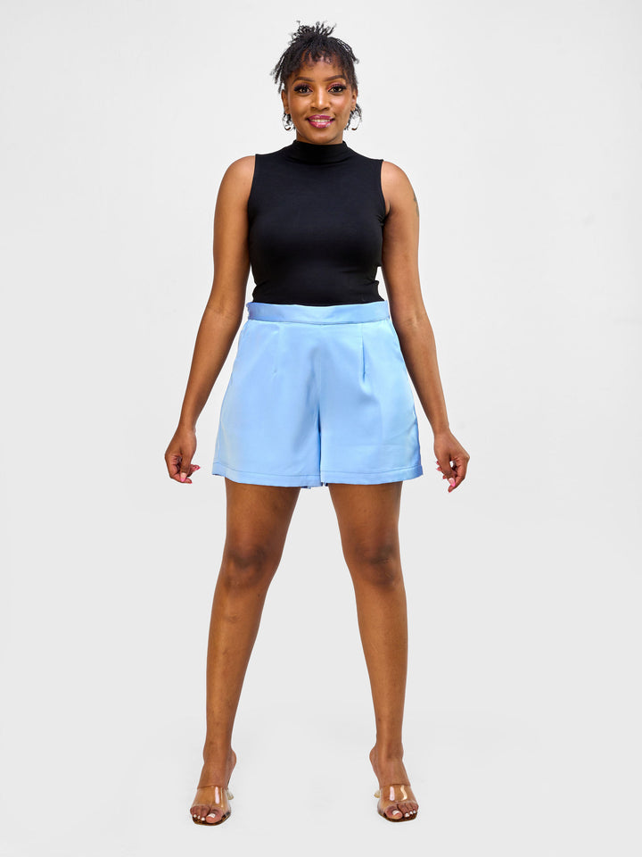 Vivo Nimali Satin Shorts - Blue