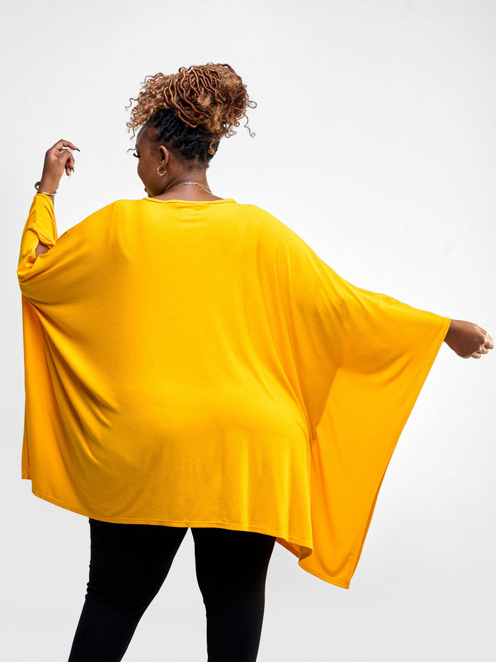 Vivo Essentials Wide Loose Top - Yellow