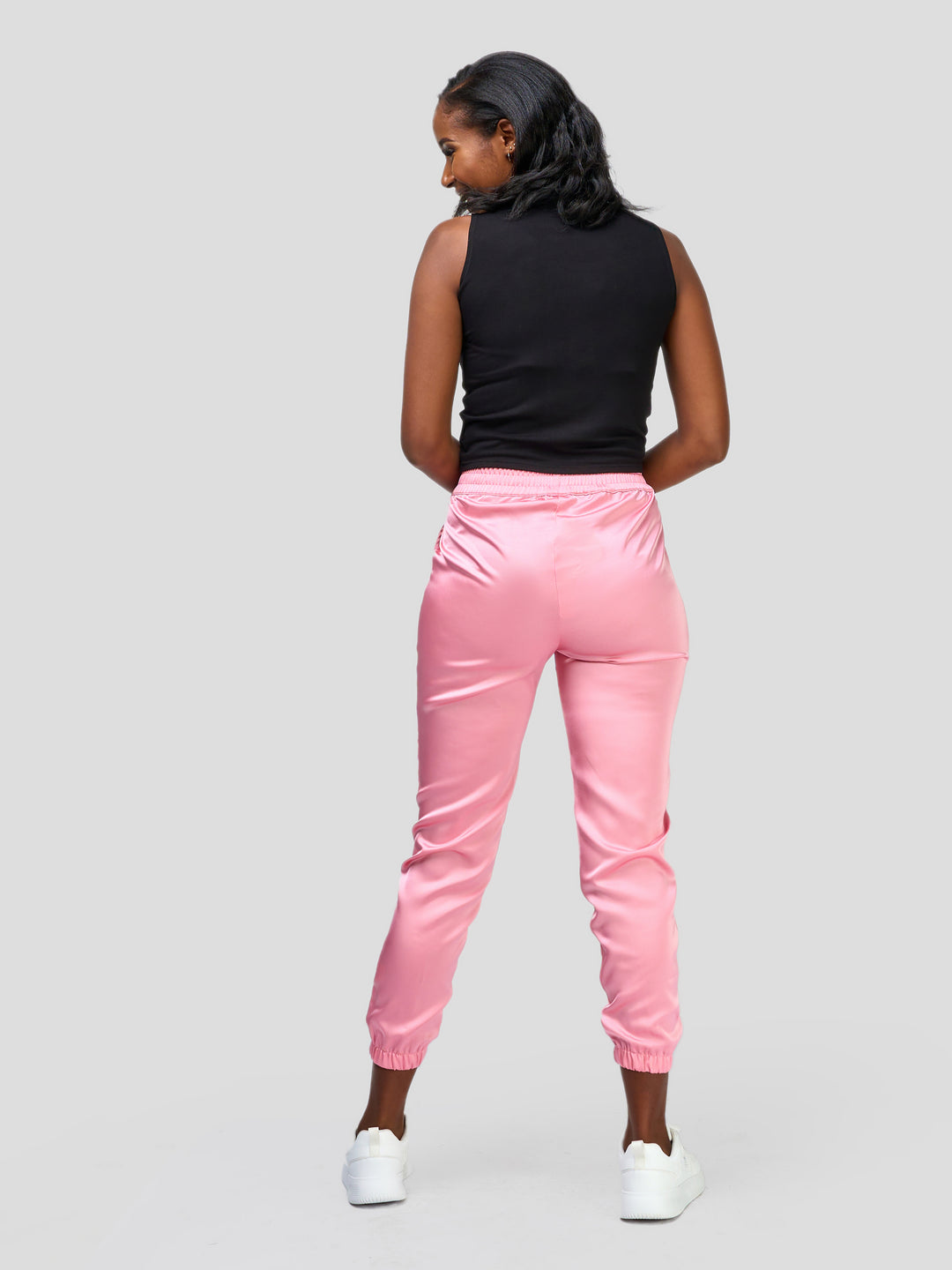 Vivo Nimali Satin Joggers - Pink