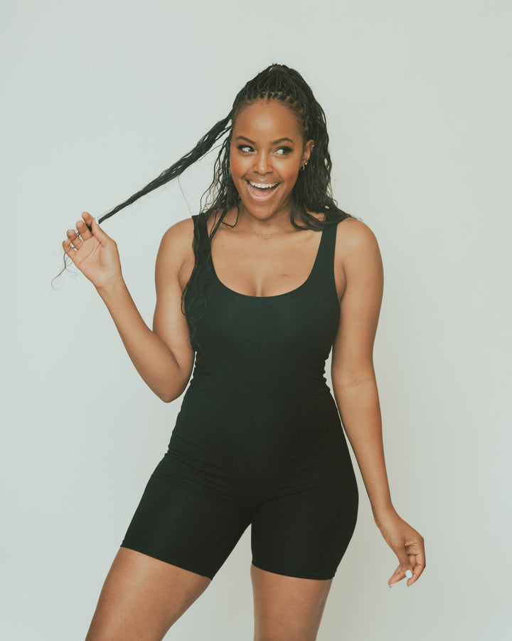 Vivo  X This Is Essential Short Unitard - Black