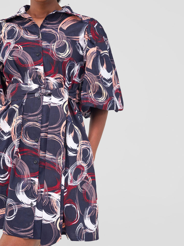 Vivo Flirty Tent Dress - Hawi Print