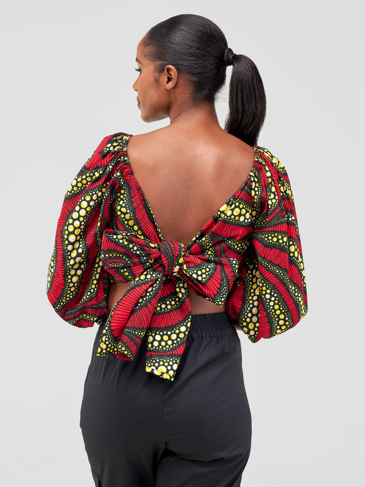 Vivo 2-Way Wrap Top - Zena Print